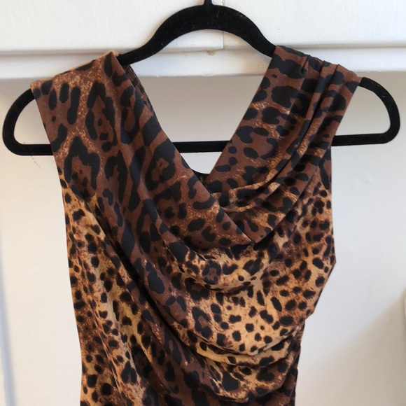 REDUCED!!!  Vince Camino leopard print dress - Picture 2 of 4